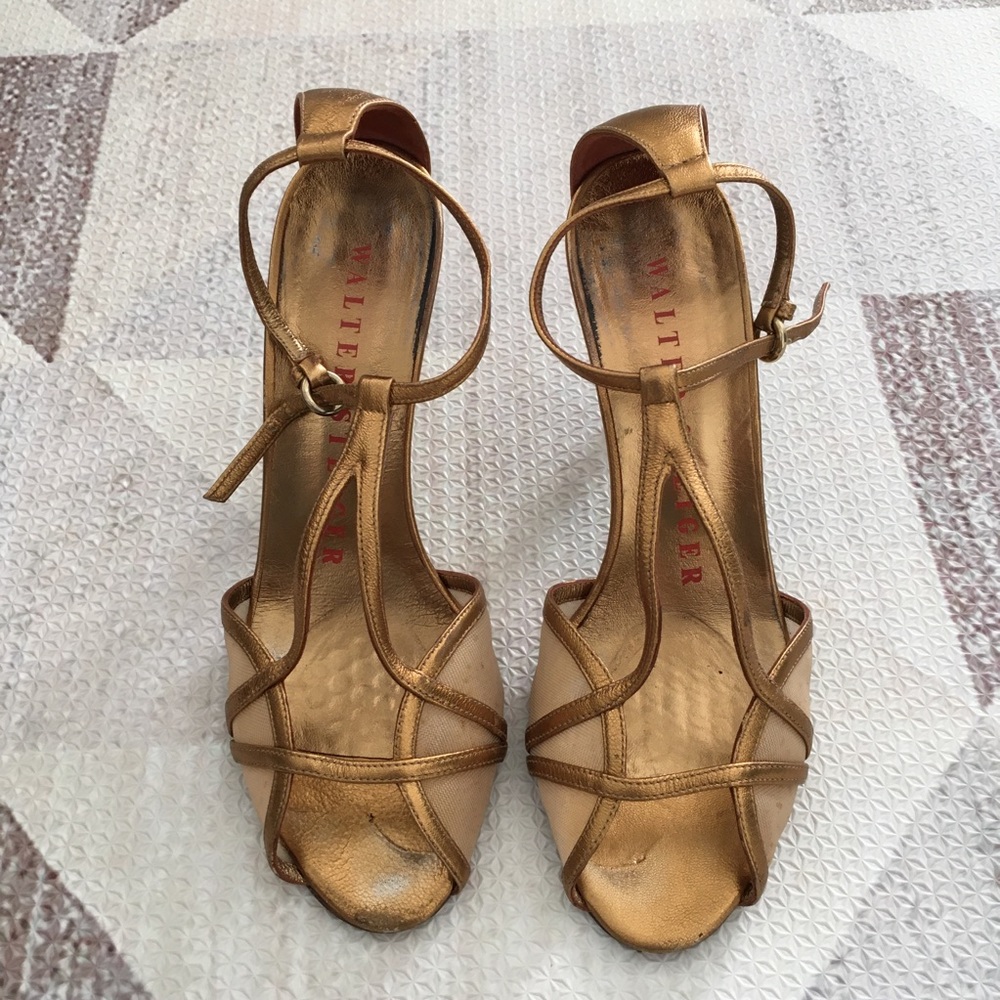 Walter Steiger Copper/Gold Sandals